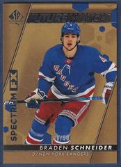 Braden Schneider [Gold] #S-77 Hockey Cards 2022 SP Authentic Spectrum FX Prices