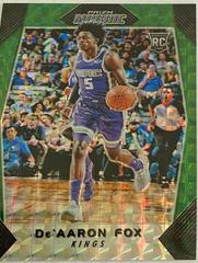 DE'Aaron Fox [Green] #40 Basketball Cards 2017 Panini Prizm Mosaic Prices