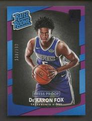 DE'Aaron Fox [Press Proof Purple] #196 Basketball Cards 2017 Panini Donruss Prices