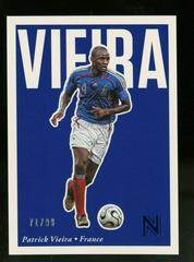 Patrick Vieira [Blue] Soccer Cards 2017 Panini Nobility Prices