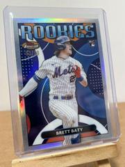 Brett Baty [Refractor] #FRD-16 Baseball Cards 2023 Topps Finest Rookies Design Variation Prices
