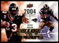 Steven Jackson #CTP-SJ Football Cards 2009 Upper Deck Rookie Exclusives College to Pros Prices