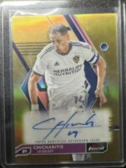 Chicharito [Gold Refractor] #A-C Soccer Cards 2023 Finest MLS Autograph Prices