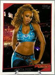Alicia Fox Wrestling Cards 2009 Topps WWE Prices
