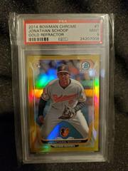 Jonathan Schoop [Gold Refractor] #7 Baseball Cards 2014 Bowman Chrome Prices