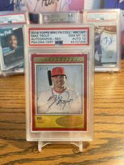 Mike Trout [Red] #BC2-MT Baseball Cards 2018 Topps Brooklyn Collection Autographs Prices