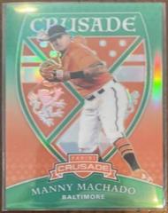 Manny Machado [Green] Baseball Cards 2018 Panini Chronicles Crusade Prices