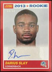 Darius Slay [Autograph Red] #342 Football Cards 2013 Panini Score Prices