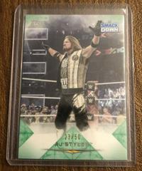 AJ Styles [Green] #25 Wrestling Cards 2020 Topps WWE Undisputed Prices
