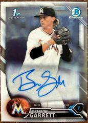 Braxton Garrett Baseball Cards 2016 Bowman Draft Chrome Picks Autographs Prices