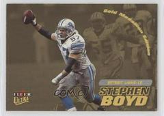 Stephen Boyd [Gold Medallion] Football Cards 2001 Ultra Prices