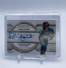 Robin Yount #LAC-RY Baseball Cards 2022 Topps Definitive Legendary Autograph Collection Prices