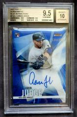Aaron Judge [Blue Refractor] #FA-AJ Baseball Cards 2017 Topps Finest Autographs Prices