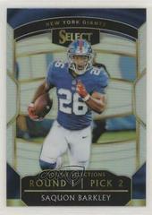 Saquon Barkley [Prizm] #RS-2 Football Cards 2018 Panini Select Rookie Selections Prices