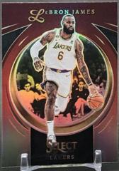 LeBron James [Red] #18 Basketball Cards 2022 Panini Select Certified Prices