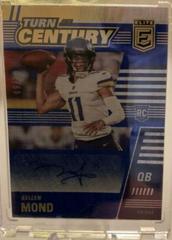 Kellen Mond [Gold] Football Cards 2021 Panini Chronicles Turn of the Century Autographs Prices