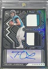 Trevor Lawrence [Jersey Autograph Purple] #201 Football Cards 2021 Panini Obsidian Prices