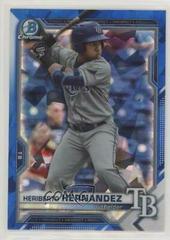 Heriberto Hernandez #BDC-100 Baseball Cards 2021 Bowman Draft Sapphire Prices