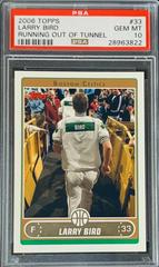 Larry Bird [Running Out of Tunnel] #33 Basketball Cards 2006 Topps Prices