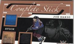 Joe Sakic [Platinum] Hockey Cards 2021 Leaf Lumber Complete Stick Prices