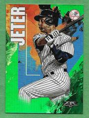 Derek Jeter [Green] #62 Baseball Cards 2019 Topps Fire Prices