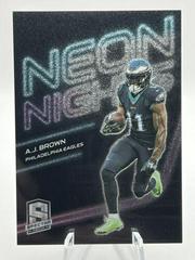 A.J. Brown #6 Football Cards 2023 Panini Spectra Neon Nights Prices