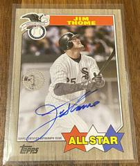 Jim Thome Baseball Cards 2022 Topps Update 1987 Autographs Prices