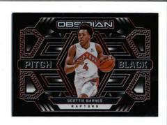 Scottie Barnes [Red] #26 Basketball Cards 2021 Panini Obsidian Pitch Black Prices