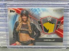 Carmella #SR-CM Wrestling Cards 2019 Topps WWE Road to Wrestlemania Shirt Relics Prices