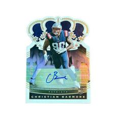Christian Barmore [Autograph Gold] #CR-38 Football Cards 2021 Panini Chronicles Crown Royale Prices