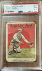 Forest Cady #87 Baseball Cards 1915 Cracker Jack Prices