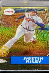 Austin Riley [Gold] Baseball Cards 2022 Topps Silver Pack 1987 Chrome Series 2 Prices