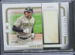 Juan Soto Baseball Cards 2023 Topps Definitive Patch Collection Prices