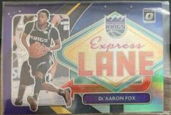 De'Aaron Fox #5 Basketball Cards 2020 Panini Donruss Optic Express Lane Prices