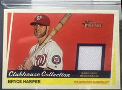 Bryce Harper #CCR-BH Baseball Cards 2016 Topps Heritage Clubhouse Collection Relics Prices