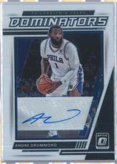 Andre Drummond #DS-ADR Basketball Cards 2021 Panini Donruss Optic Dominators Signatures Prices
