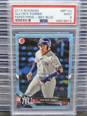 Gleyber Torres [Sky Blue] Baseball Cards 2018 Bowman Paper Prospects Prices