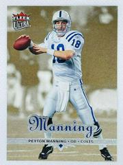 Peyton Manning [Platinum Medallion] Football Cards 2006 Ultra Prices