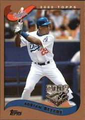 Adrian Beltre #72 Baseball Cards 2002 Topps Opening Day Prices