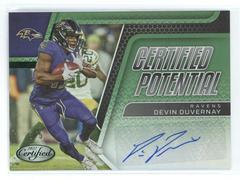 Devin Duvernay [Green] Football Cards 2022 Panini Certified Potential Signatures Prices