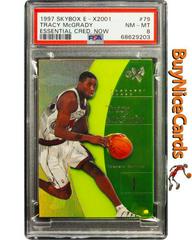 Tracy McGrady [Essential Credentials Future] #79 Basketball Cards 1997 Skybox E-X2001 Prices