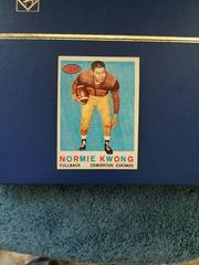 Normie Kwong Football Cards 1959 Topps CFL Prices