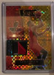 CJ McCollum [Gold Prizm] Basketball Cards 2021 Panini Select Selective Swatches Prices