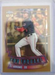 CJ Abrams [Gold] Baseball Cards 2023 Topps Chrome Youthquake Prices