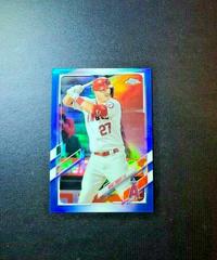 Mike Trout [Blue Refractor] Baseball Cards 2021 Topps Chrome Prices