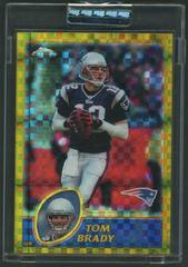 Tom Brady [Gold Xfractor] #124 Football Cards 2003 Topps Chrome Prices