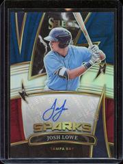 Josh Lowe [Tri Color] Baseball Cards 2022 Panini Select Sparks Signatures Prices