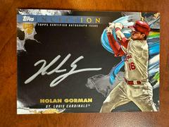 Nolan Gorman #ISS-NG Baseball Cards 2023 Topps Inception Silver Signings Prices