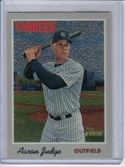 Aaron Judge [Chrome] #499 Baseball Cards 2019 Topps Heritage Prices