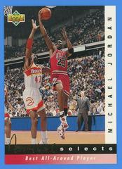 Michael Jordan #JW8 Basketball Cards 1992 Upper Deck Jerry West Selects Prices